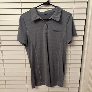 Women’s Gray Polo Shirt